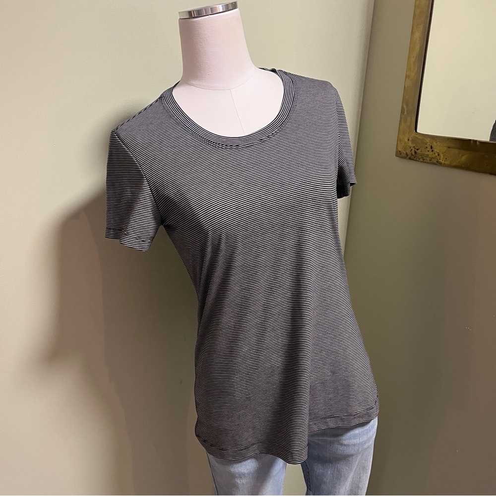 Toad&Co Striped Crew Neck Short Sleeve Tee